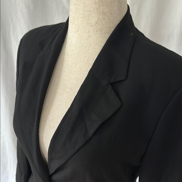 Benetton Classic Black Women's Blazer, size 42 Made in Italy - Picture 7 of 8